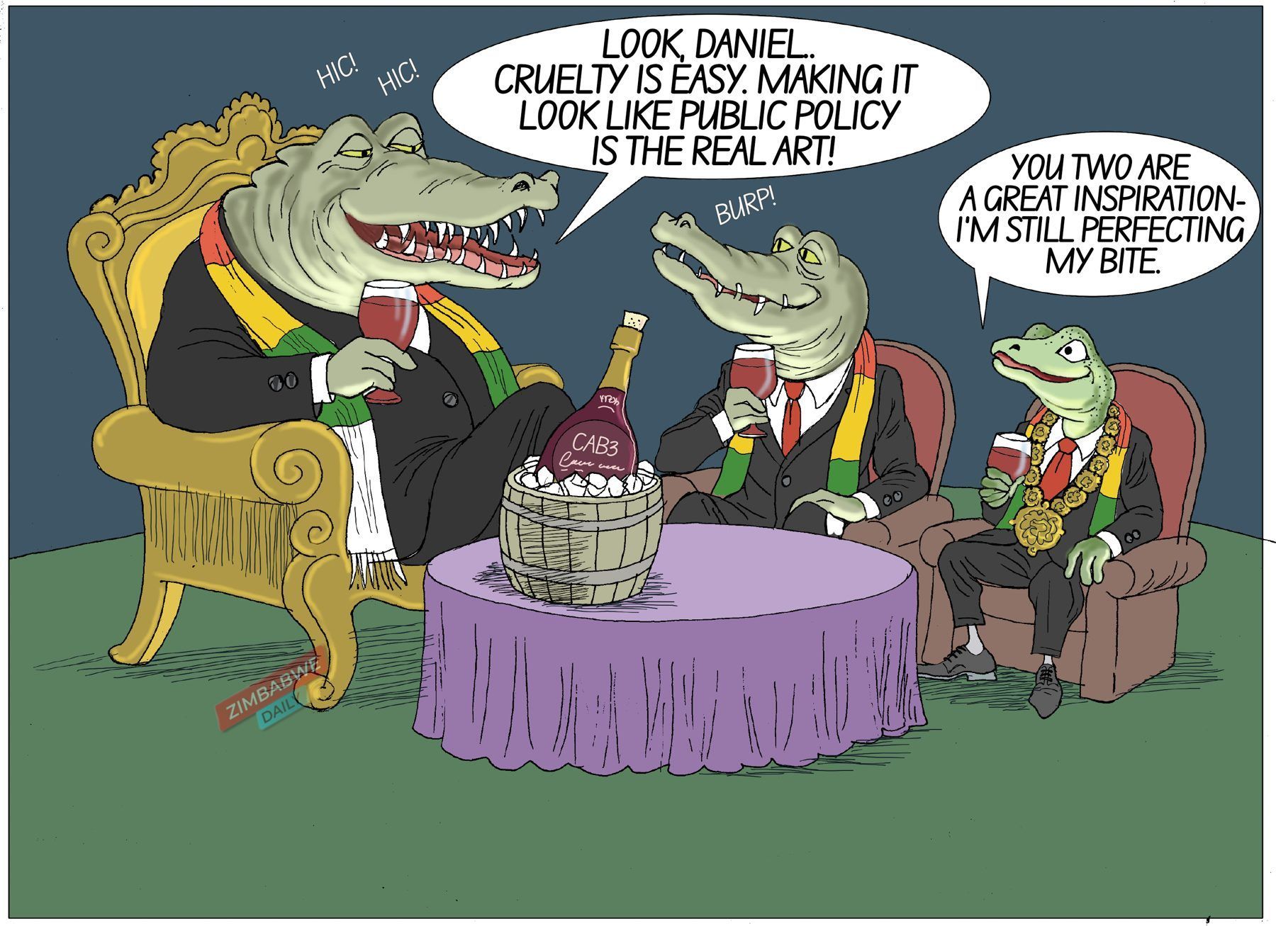 Illustration depicting policy cynicism